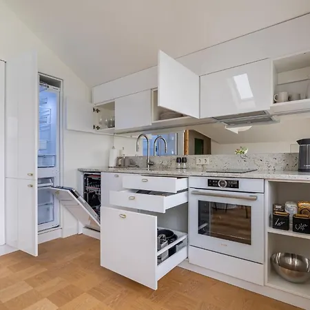 Bright Designer In Centre Apartman Riga