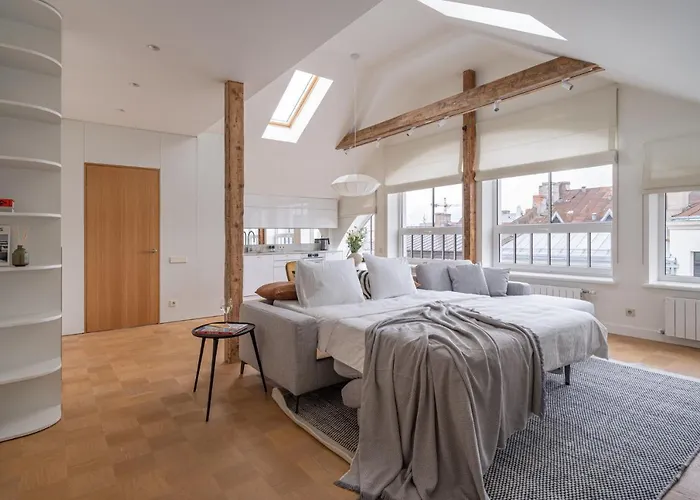 Bright Designer In Centre Апартаменты Рига